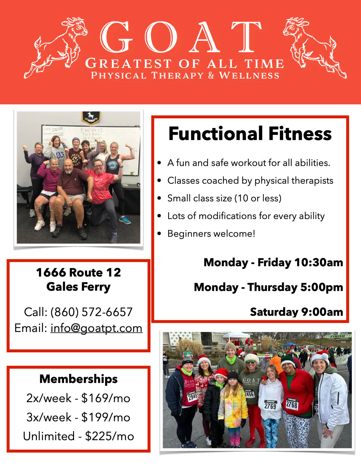 Functional Fitness Schedule_Prices Q1 2025.1